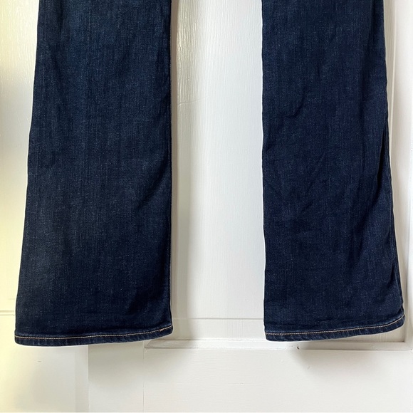 GAP 1969 Curvy Low Rise Bootcut Jeans | Dark Blue | 6/28 Regular Length - Picture 7 of 11